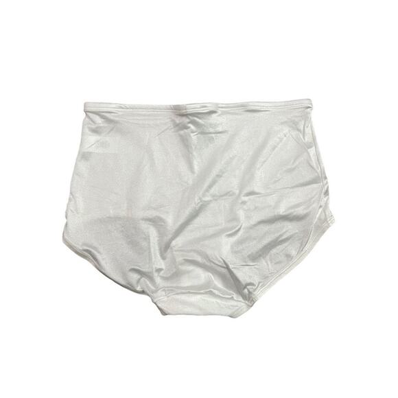 Vintage Sears Shiny White Granny Panty Style 49596 3XL Set of 4 - Picture 8 of 11